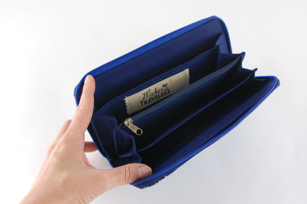 Ikat Accordion Wallet