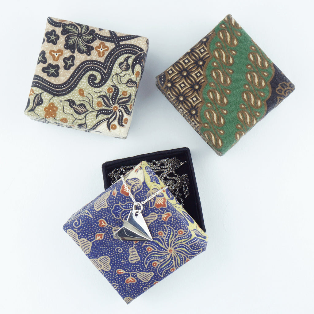 The Paper Airplane Silver Necklace