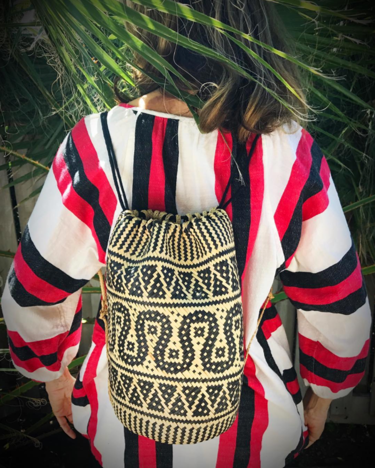 Tribal Anjat Rattan Borneo Backpack