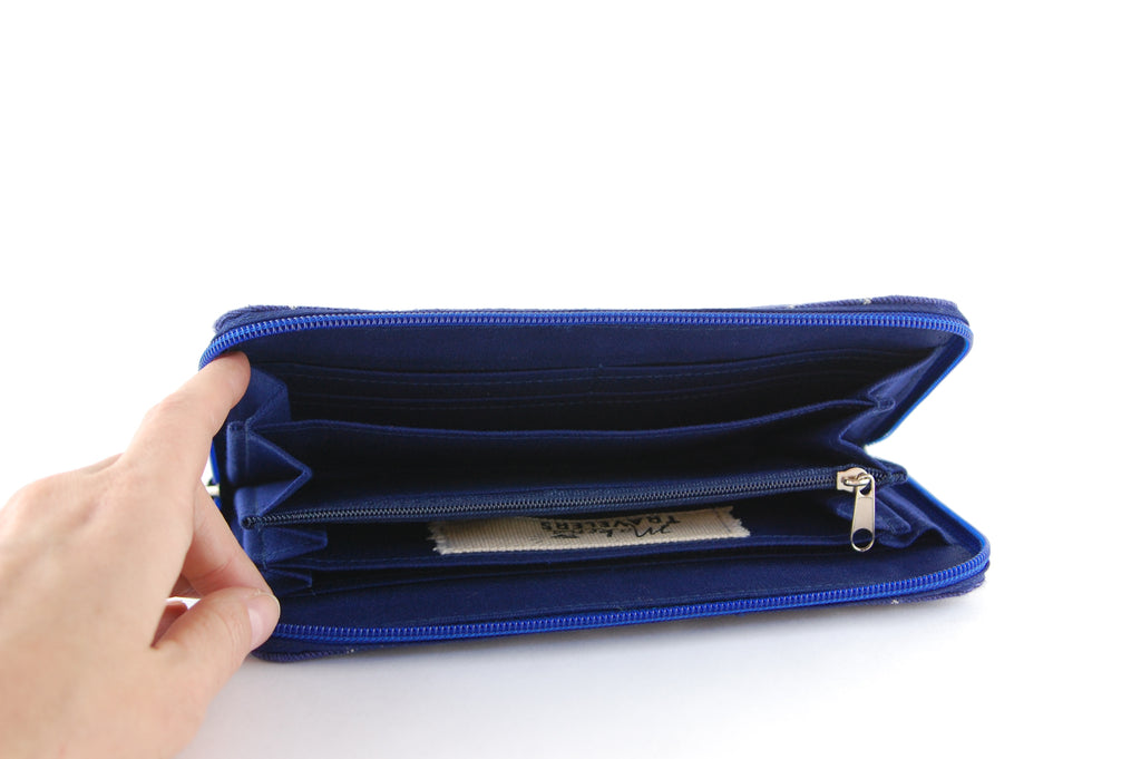 Ikat Accordion Wallet